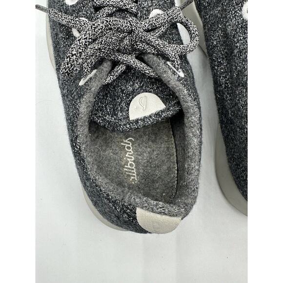 Allbirds WR Wool Runners Shoes Womens 9 Black Grey Running Sneakers Comfort - Picture 11 of 16